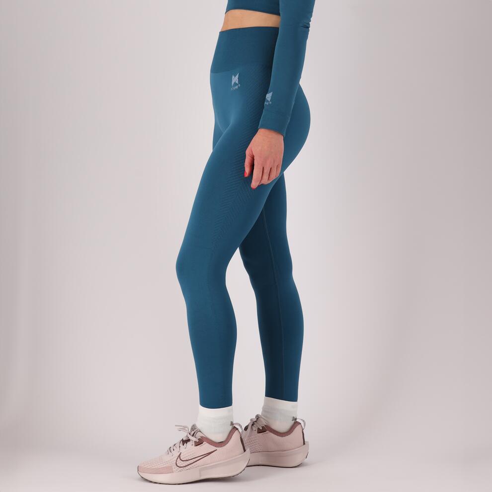 Xtreme - Sport crop top dames - Lange mouwen - Blauw - 1-Stuk Sport top dames 3/7