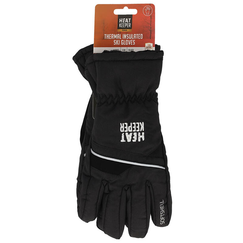 Heatkeeper - Gants de ski (PRO) femmes - Noir - 4 paires