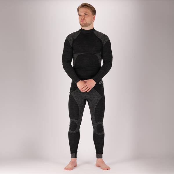 Heatkeeper - Pantalon/chemise thermique premium pour hommes - Ensemble - Noir - 4/7