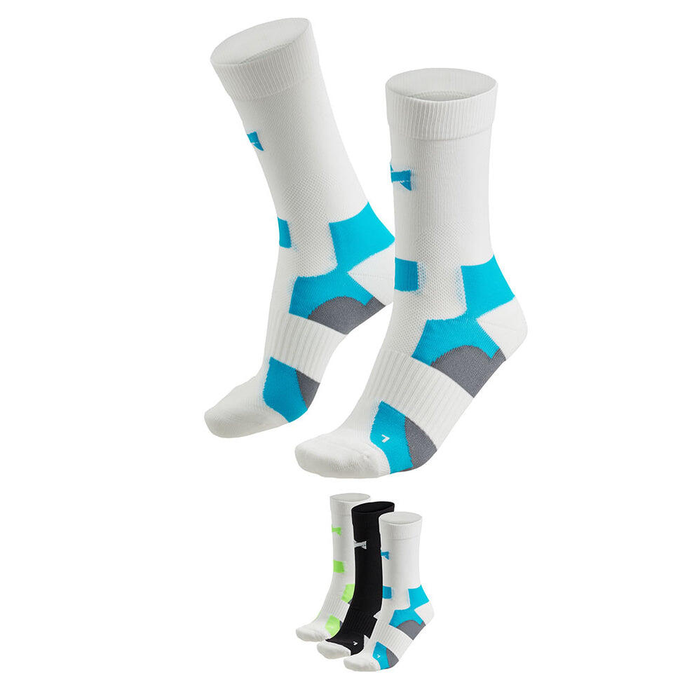 Xtreme - Chaussettes de cyclisme - Unisexe - Multi Blanc - 3 paires de 7/7