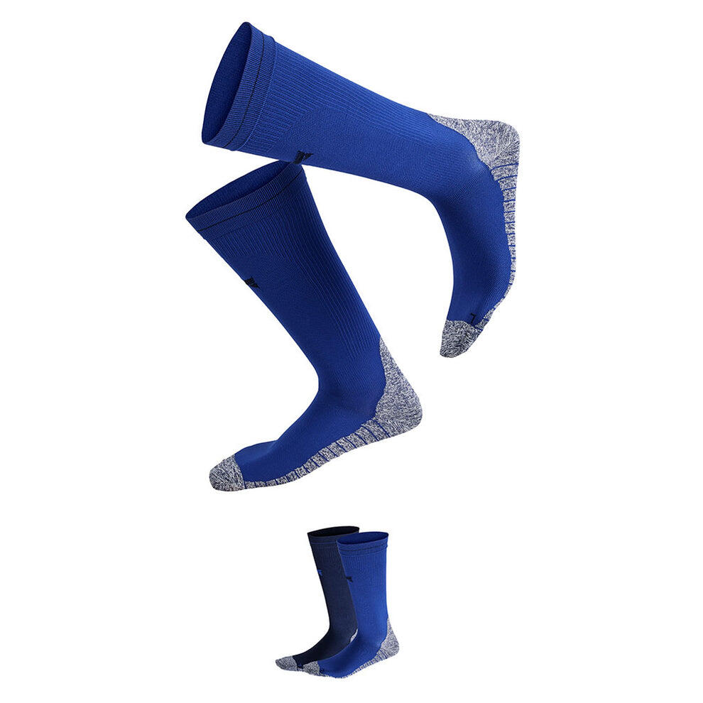Xtreme - Running/Compressiesokken - 4-Pack - Blauw Compressiekousen hardlopen 5/7