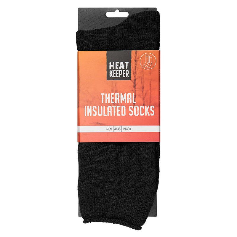 Heatkeeper - Chaussettes thermiques hommes - Noir - 1 paire - Chaussettes