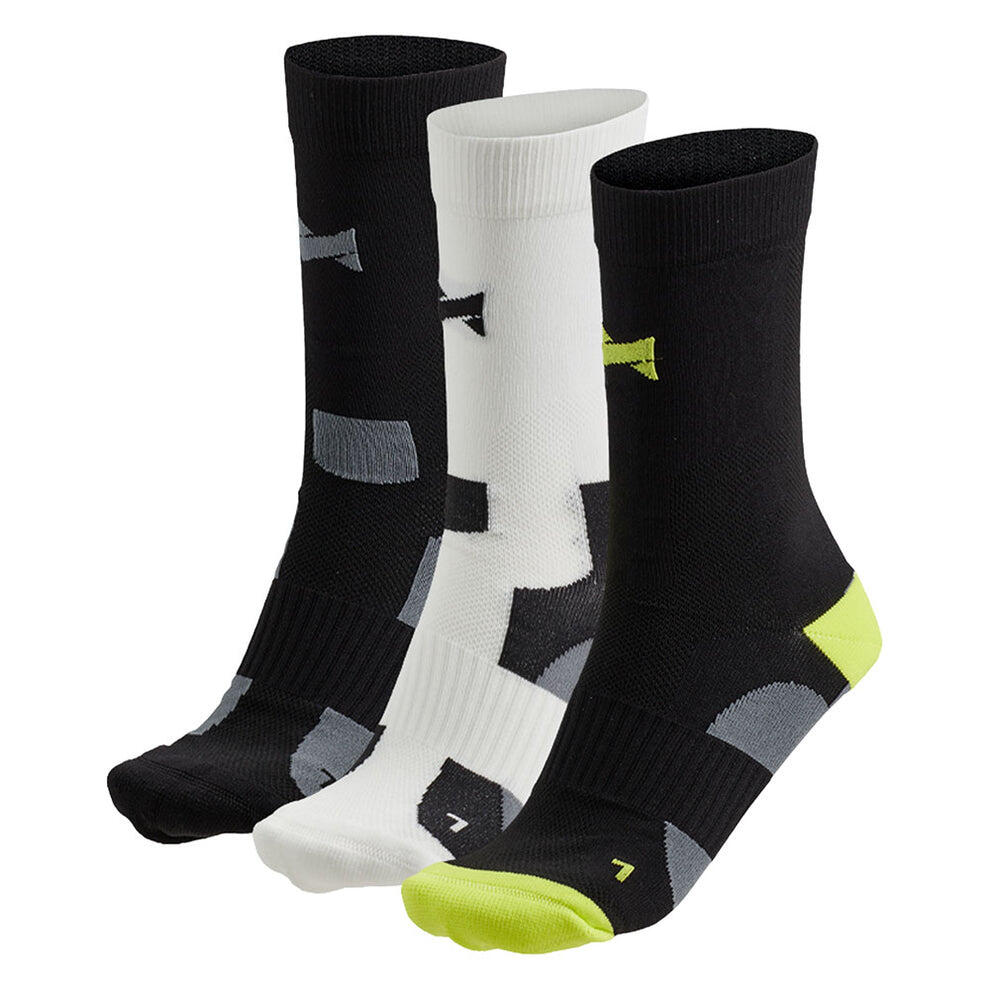 Xtreme - Hoge Fietssokken - Unisex - 6-Pack - Zwart - Wielrensokken 6/7