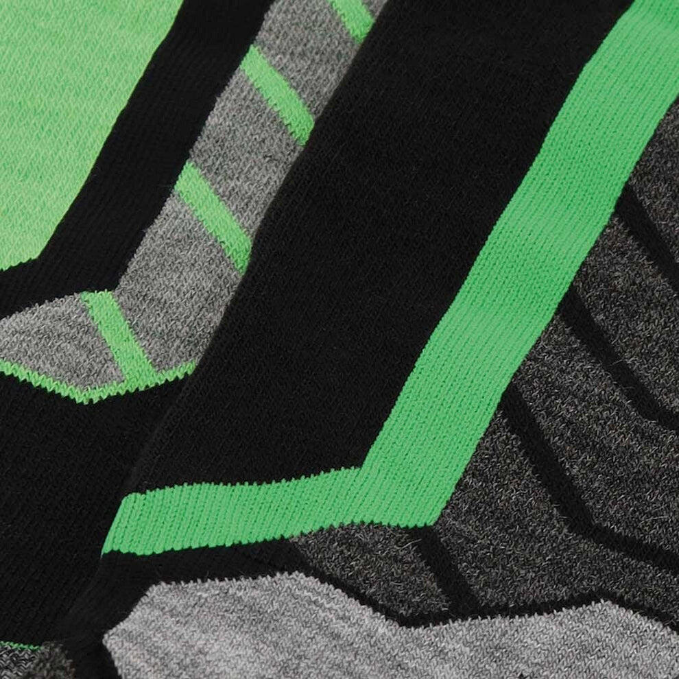Xtreme - Snowboardsokken Unisex - 4-Pack - Groen - Maat 42/45 - Skisokken dames 7/7