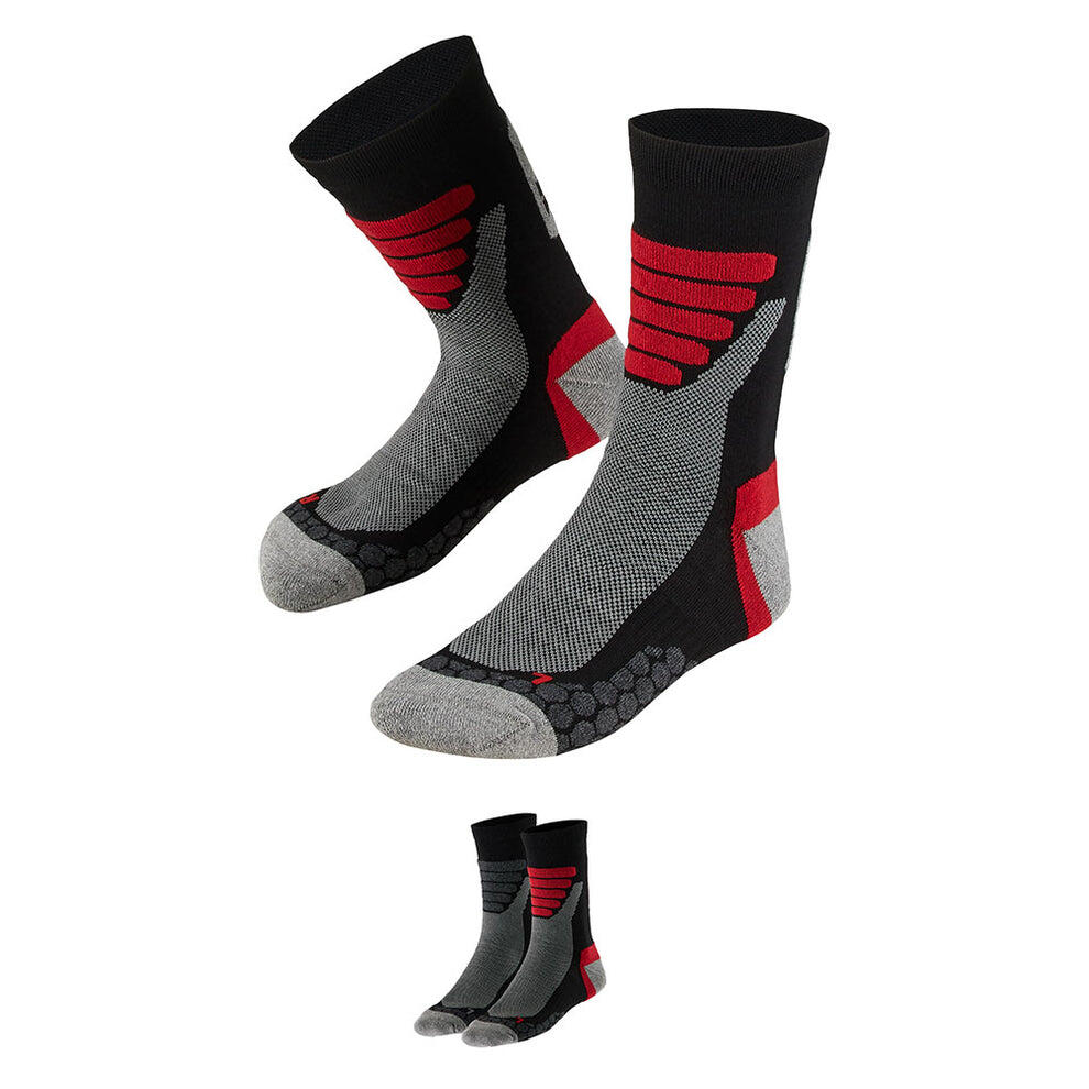 Xtreme - Wandelsokken Unisex - Multi zwart - 4-Paar - Wandelsokken heren & dames 6/7