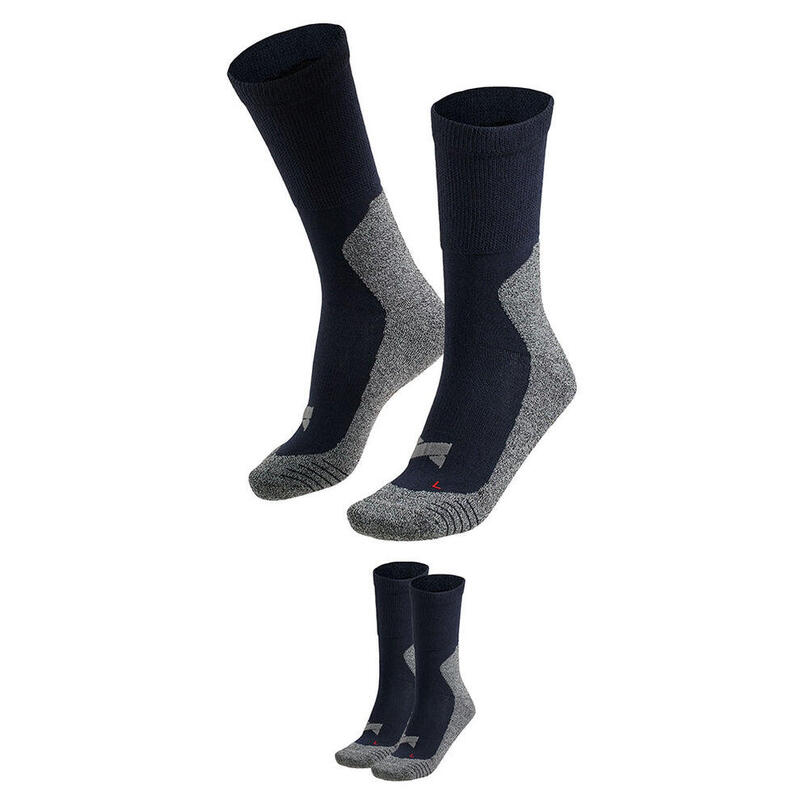 Skarpety turystyczne unisex - Multi granatowy - 2 pary