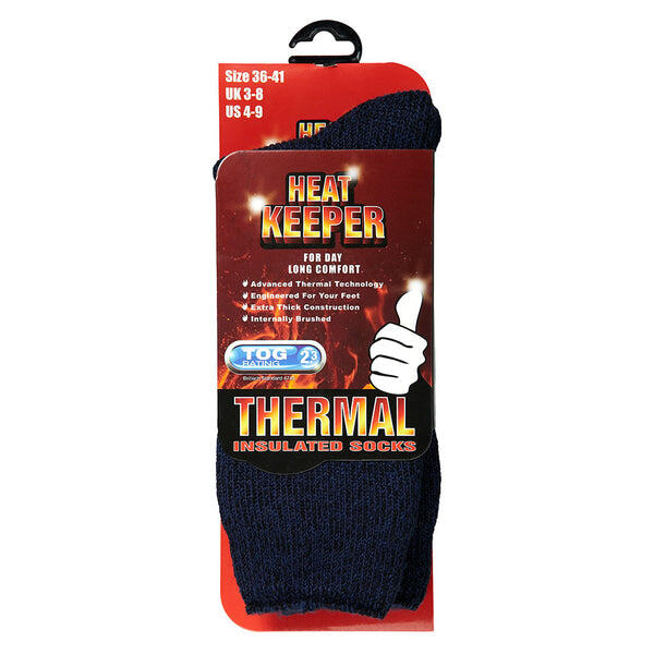 Heatkeeper - Calzini termici da donna - Blu navy - 1 paio - Calzini termici da 6/7