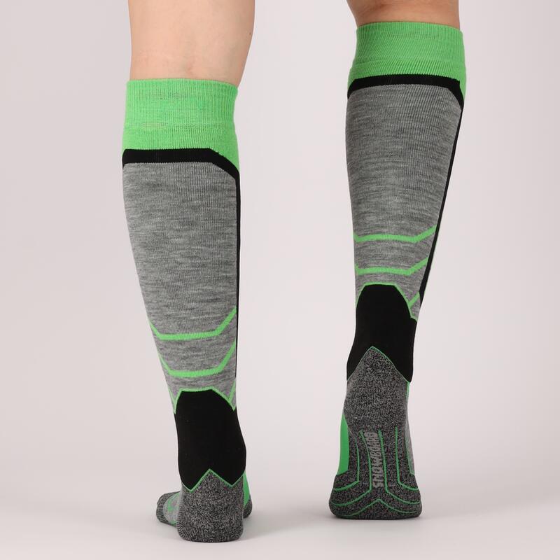 Xtreme - Chaussettes de snowboard Unisexe - Multi vert - 2 paires - Chaussettes