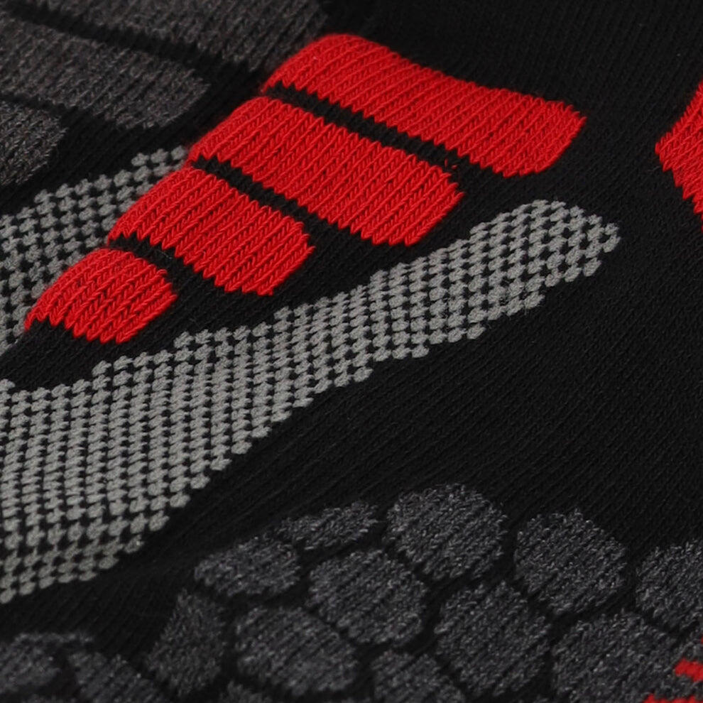 Xtreme - Chaussettes de marche basses - Unisexe - Multi noir - 4 paires - 4/5