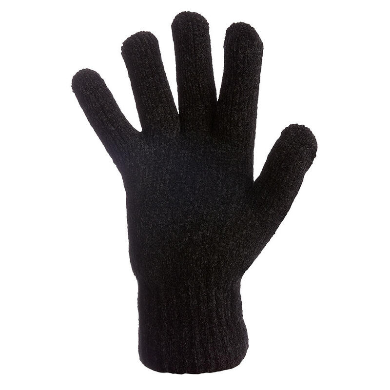 Heatkeeper - Gants thermiques chenille dames - Noir - 1 paire - Gants