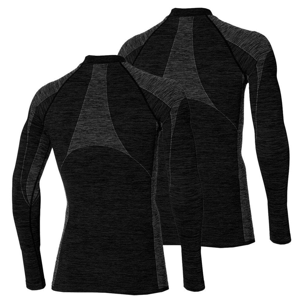 Heatkeeper - Chemise thermique pour hommes - Noir - 2 pièces 5/7