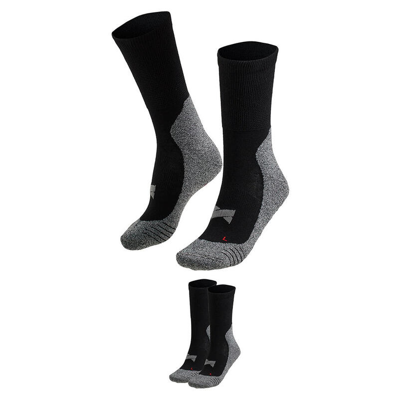 Skarpety turystyczne unisex - Multi czarne - 2 pary