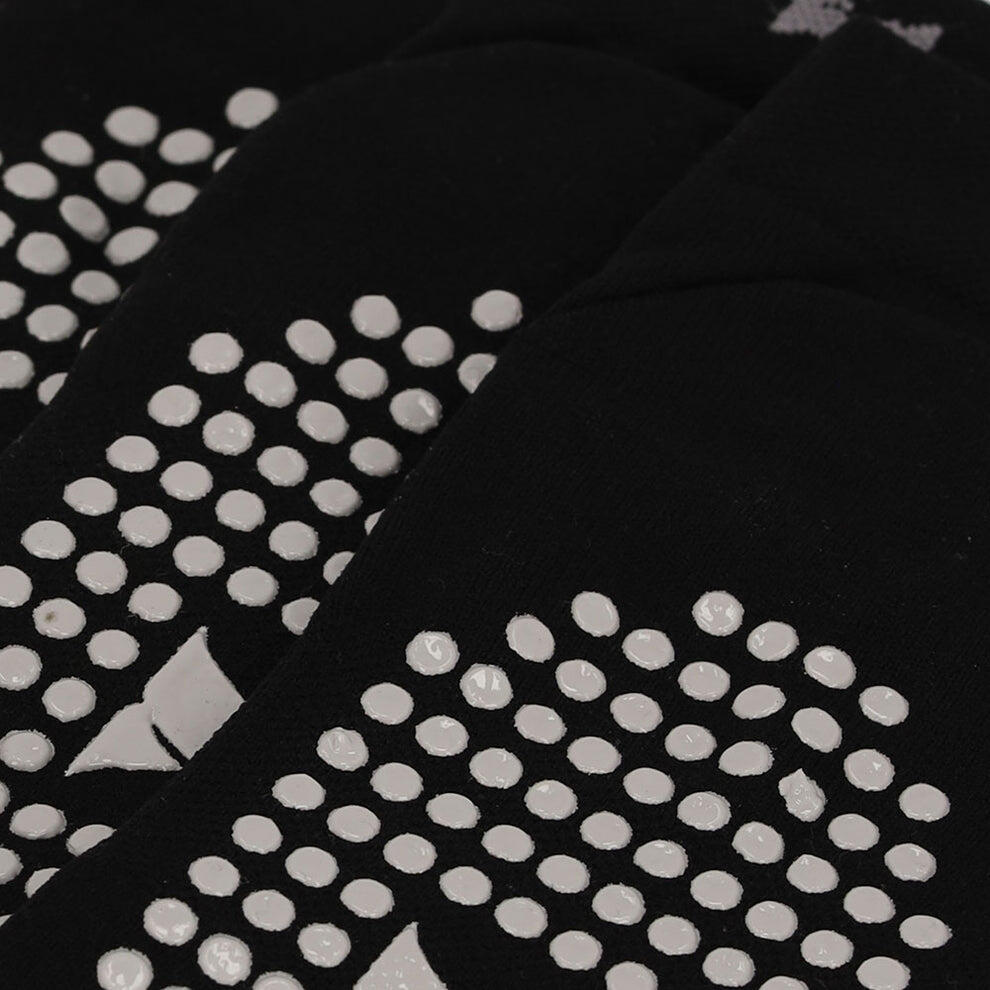Chaussettes de yoga unisexes noires antidérapantes 5/7