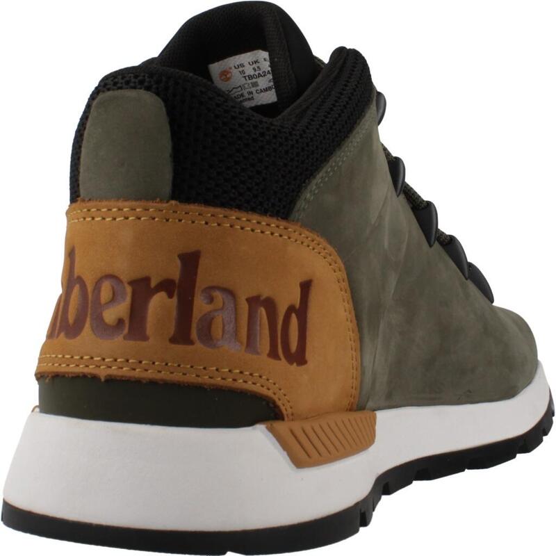 Pantofi Sport Timberland Model Sprint Trekker Mid Lac Culoare Verde