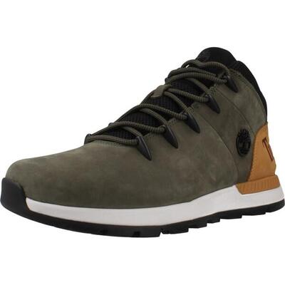 Scarpe Da Ginnastica Timberland Modello Sprint Trekker Mid Lac Colore Verde