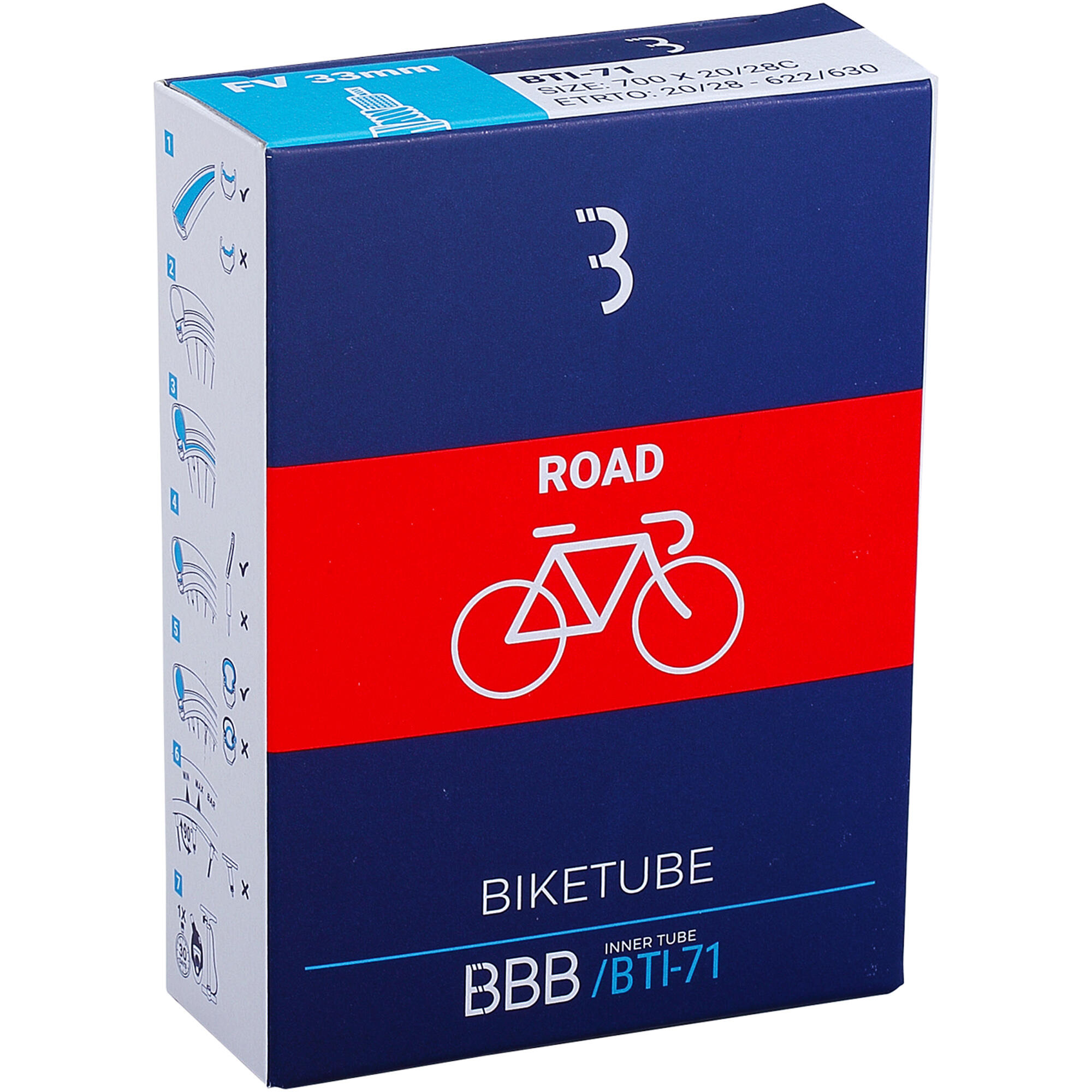 Dętka rowerowa BBB BikeTube SL 28