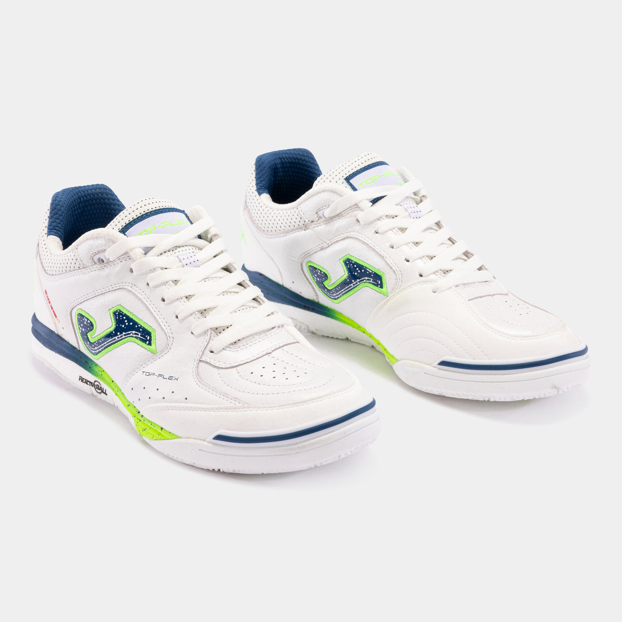 Sapatilhas Futsal Adulto Joma Top Flex Rebound 24 IN Branco 2/5