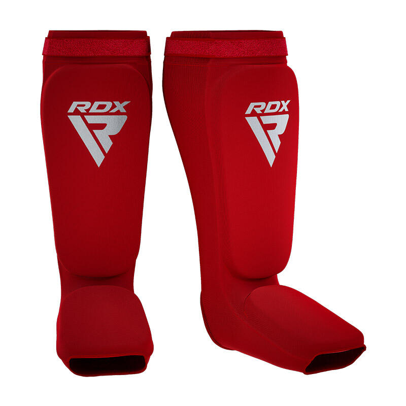 Rdx Sports - Protège Tibias - Protège Tibia Et Pied - Blanc|rouge - 40 M - Decathlon