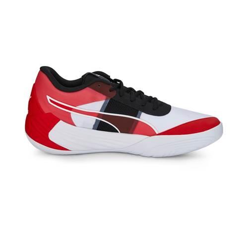 Sapatilhas de basquetebol para adultos puma fusion nitro team branco