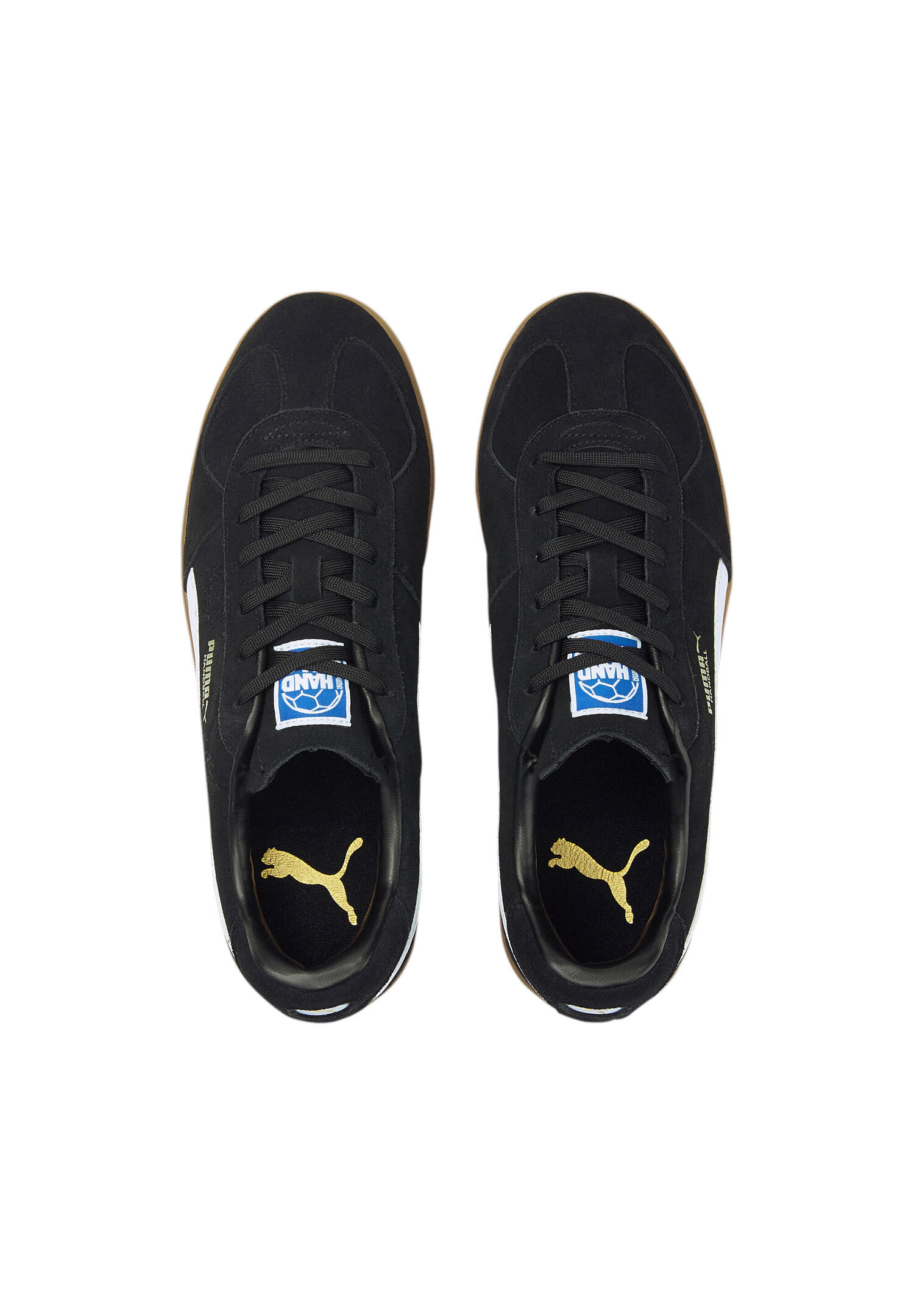Scarpe PUMA Handball PUMA Black White Gum Beige 7/7