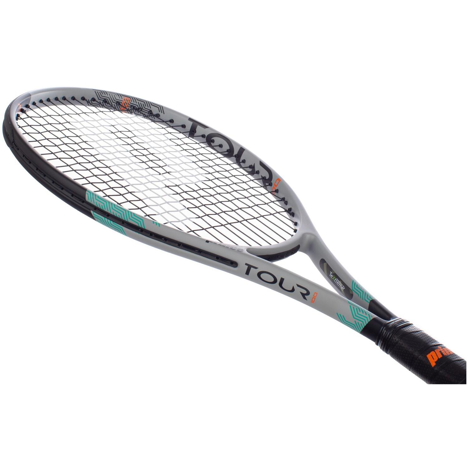 Raqueta de tenis adulto Prince TOUR 100 310 g (sin encordar) gris 4/6