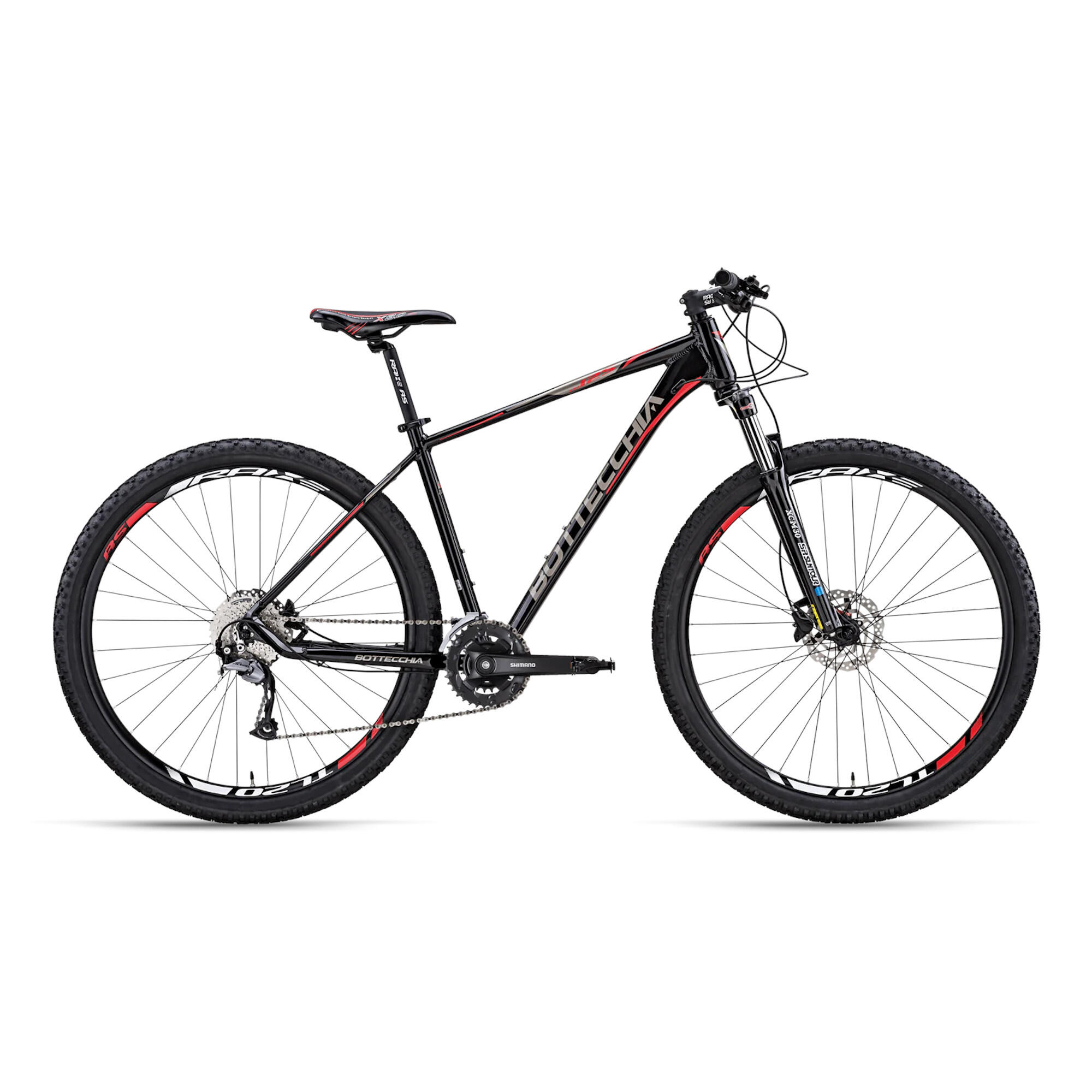 Bicicleta de montanha bottecchia 125 mtb shimano alivio (preta)