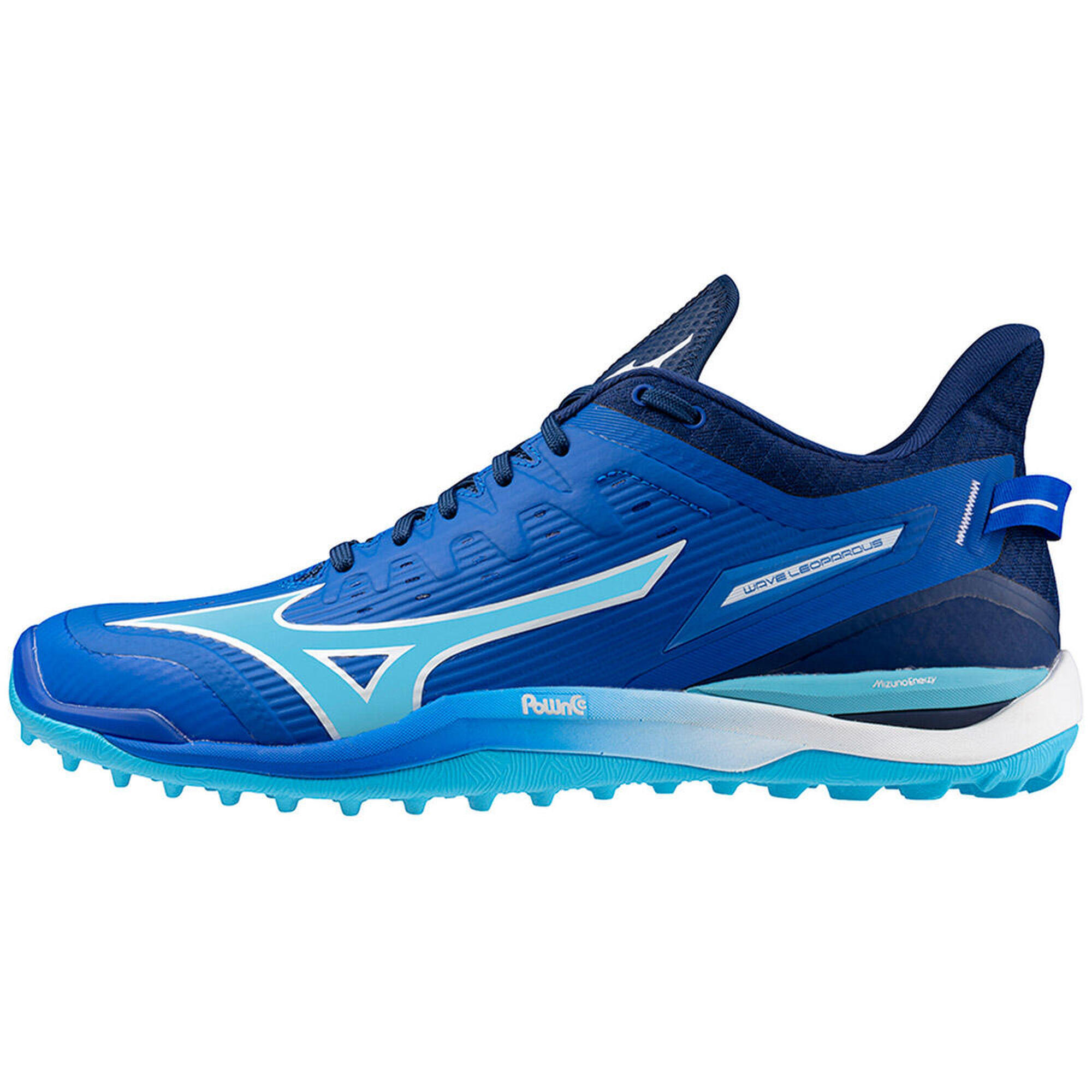 Mizuno - Mizuno Wave Leopardus Chaussures De Hockey - Chaussures De Sport - Blanc|bleu - Decathlon