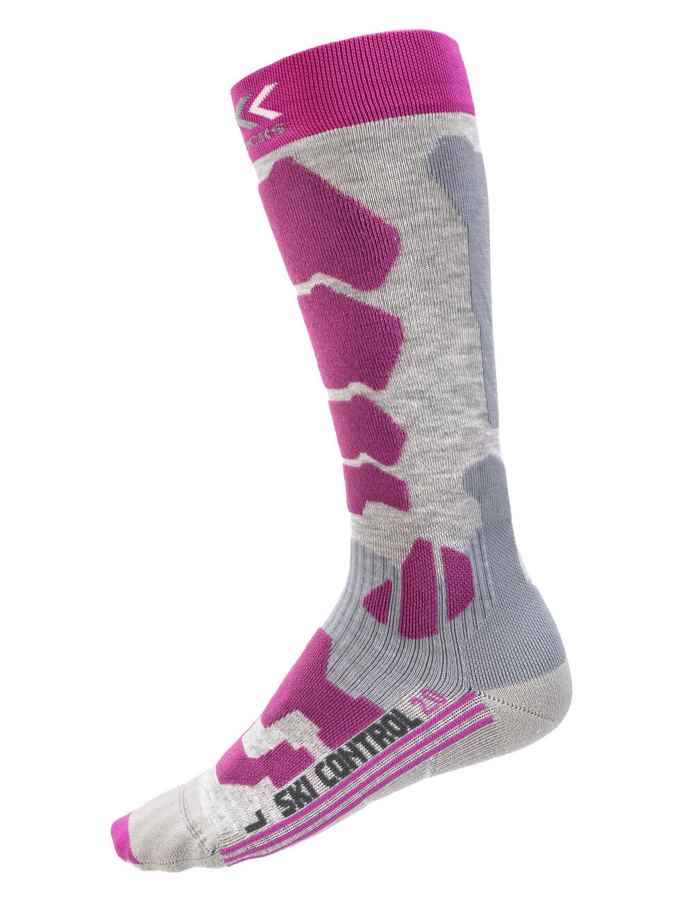 Skarpety narciarskie  damskie X-Socks Ski Control 2.0 fioletowe 2/4