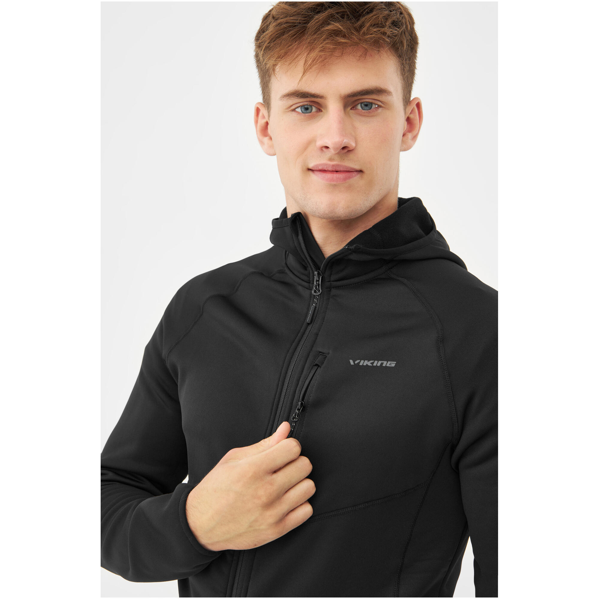 Bluza trekkingowa techniczna męska Viking Jukon Hoodie z kapturem na zamek 6/7