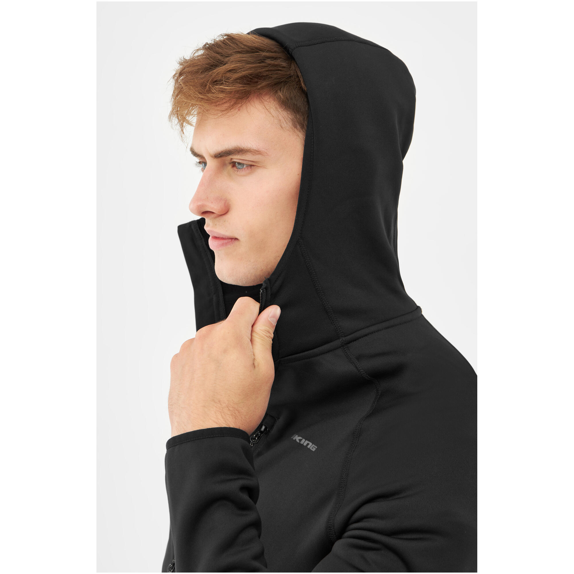 Felpa da trekking uomo Viking Jukon Hoody nero XL VIKING Decathlon