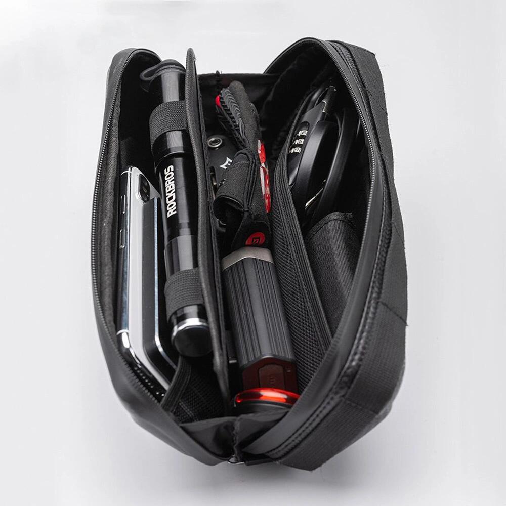 Bolsa de bicicleta impermeable Rockbros para cuadro - negro 6/7