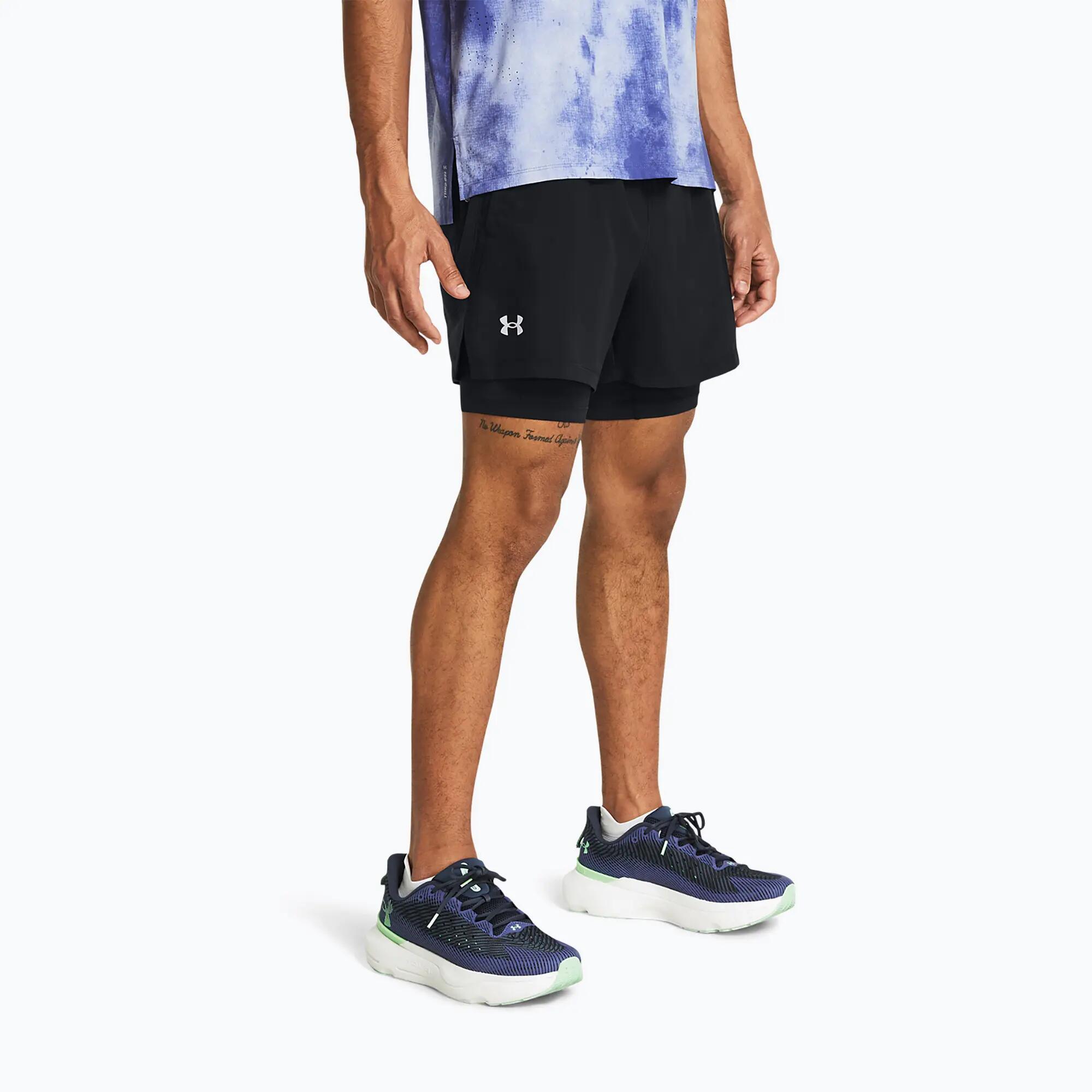 Under Armour Launch 5inch 2-in-1 Shorts Negro Hombre 2/7