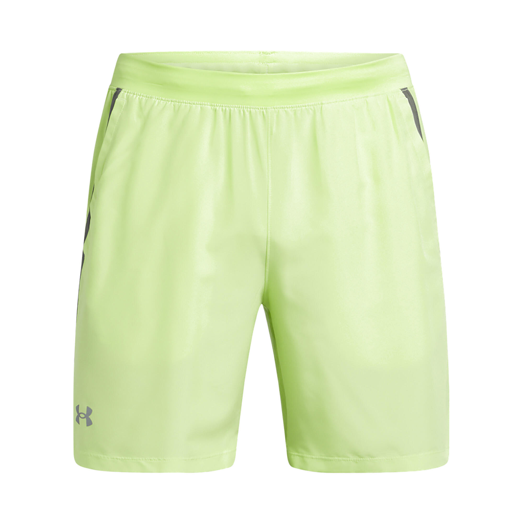 Mens Launch 2 in 1 Running Shorts (Green) 1/5