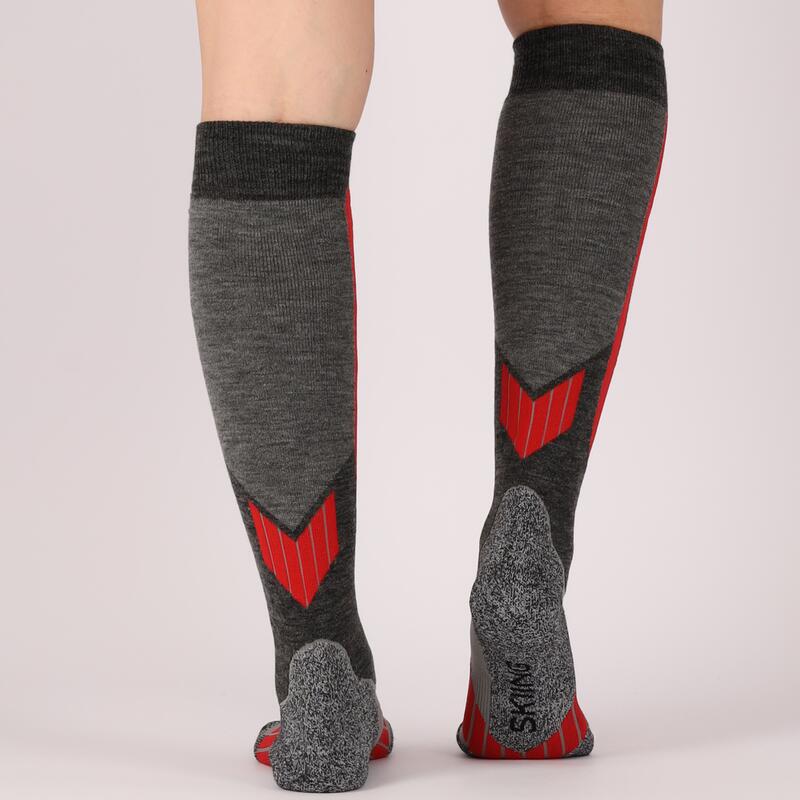 Xtreme - Chaussettes de ski Unisexe - Multi rouge - 2 paires