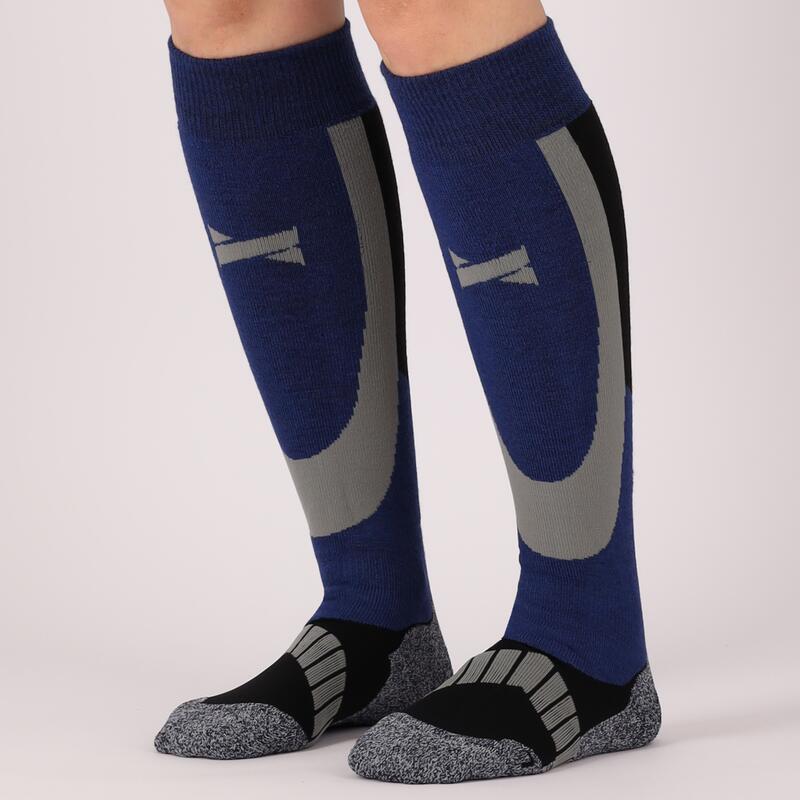 Xtreme - Chaussettes de ski Unisexe - Multi bleu - 2 paires - Chaussettes de ski