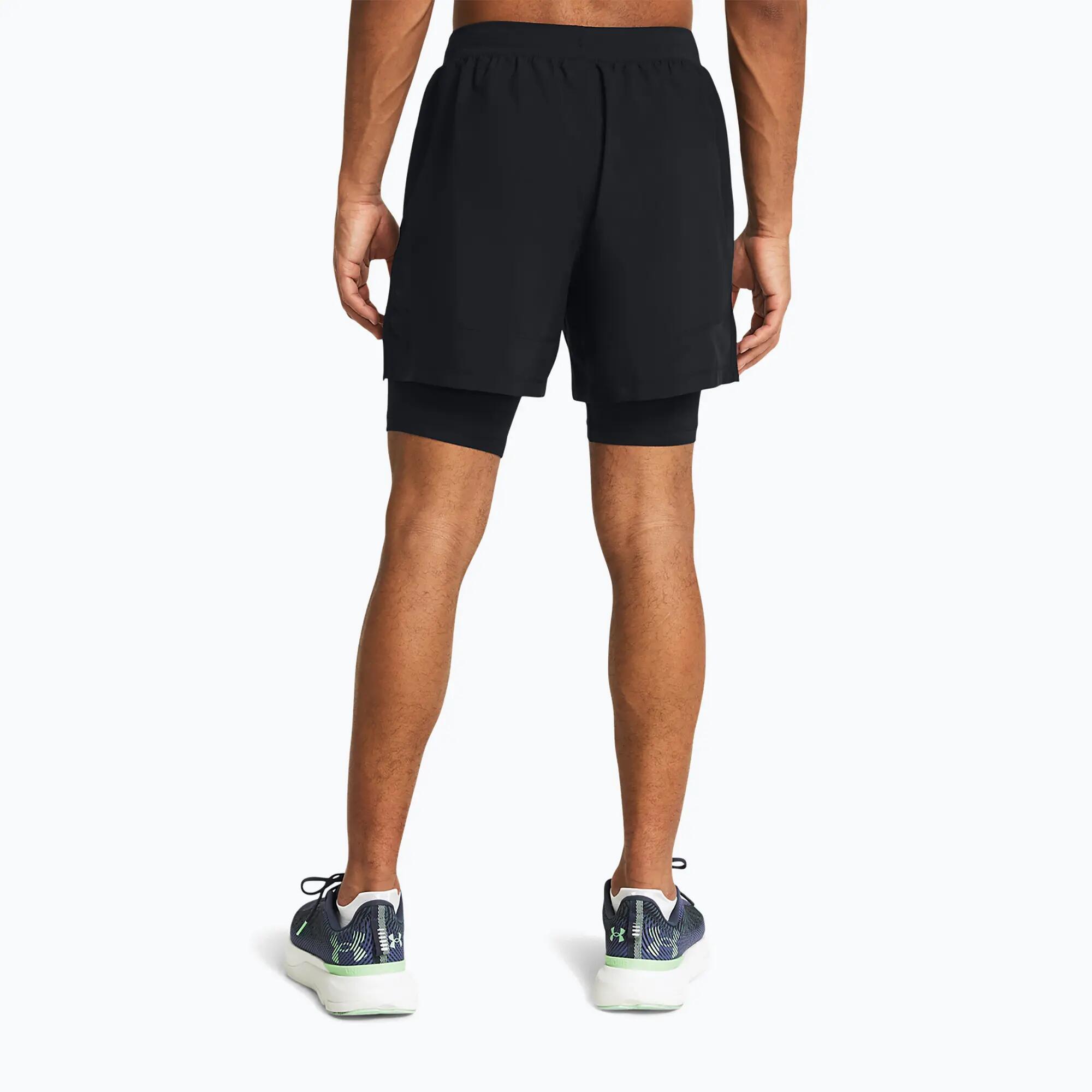 Under Armour Launch 5inch 2-in-1 Shorts Negro Hombre 3/7