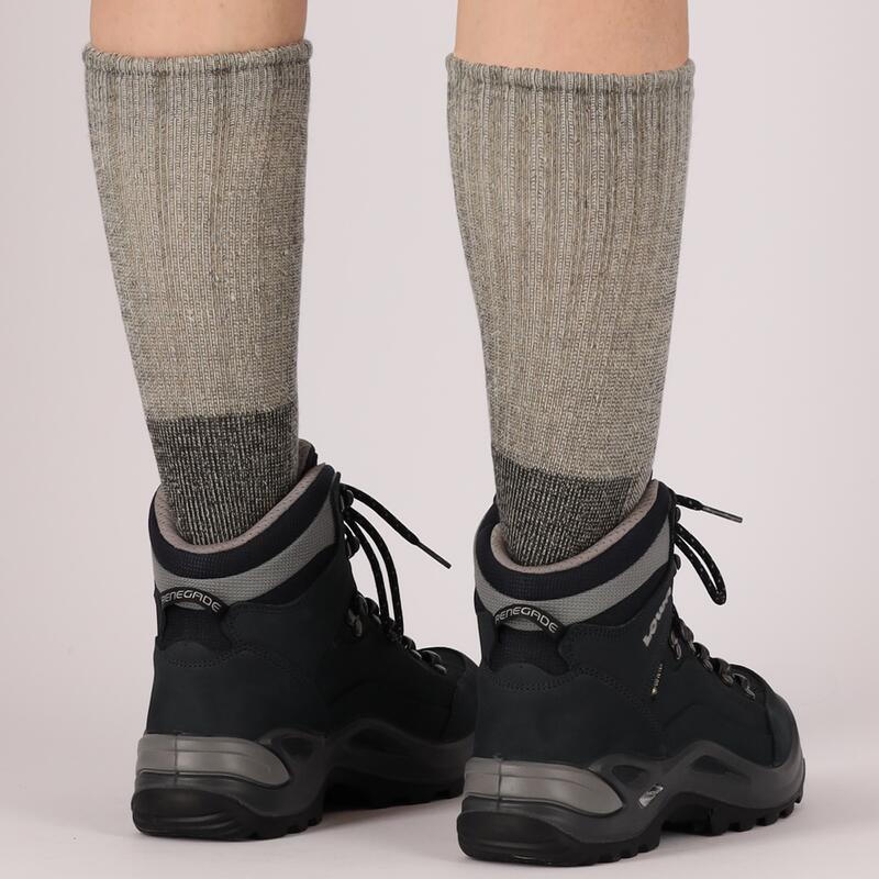 Xtreme - Chaussettes de randonnée chaudes - Gris - Laine mérinos 1 paire -