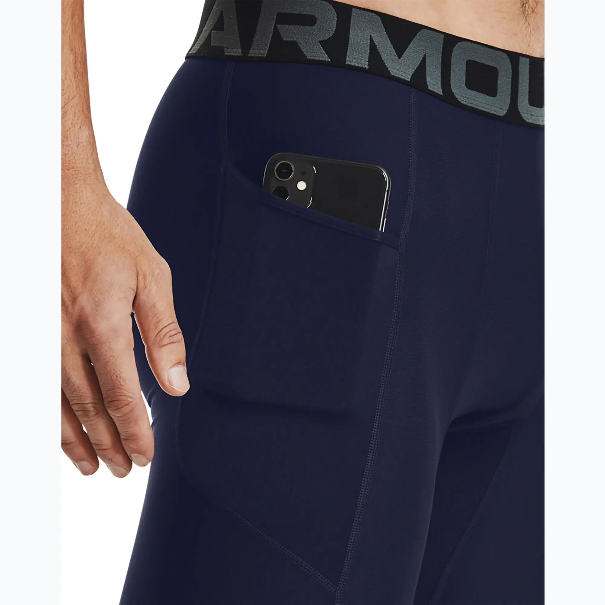 Cuissard de compression Under Armour HeatGear Compression Bleu Homme 4/6