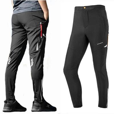 Spodnie rowerowe rockbros ochrona termiczna i odblask rozmiar 2XL