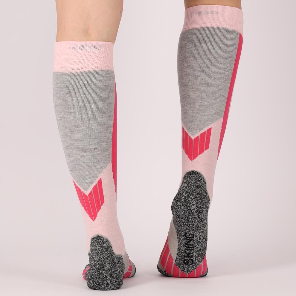 Xtreme - Skisokken Unisex - Multi roze - 2-Paar 5/7