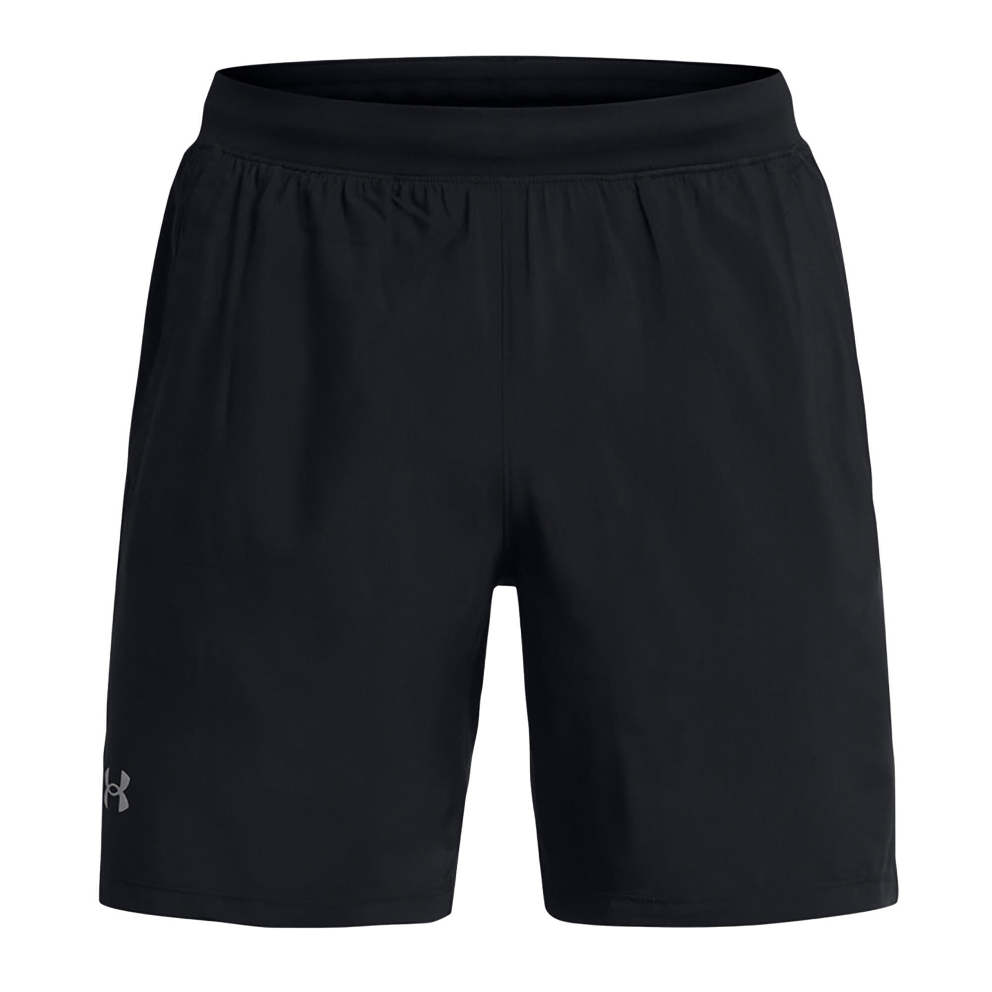 Under Armour UA Launch 7" shorts,Black/Reflective Black 2XL 1/6