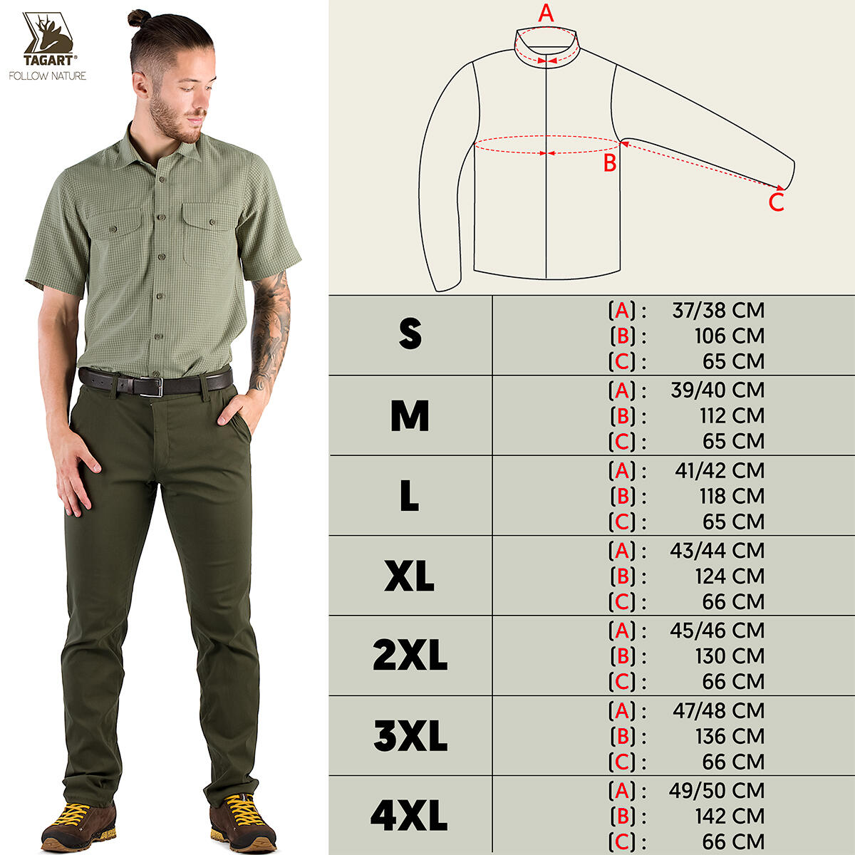 Lovecká košile Sahara Short s anti-UV úpravou 2/4