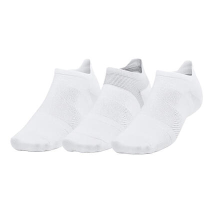 Chaussettes de course Under Armour Dry Run Lite No Show pour hommes, 3 paires