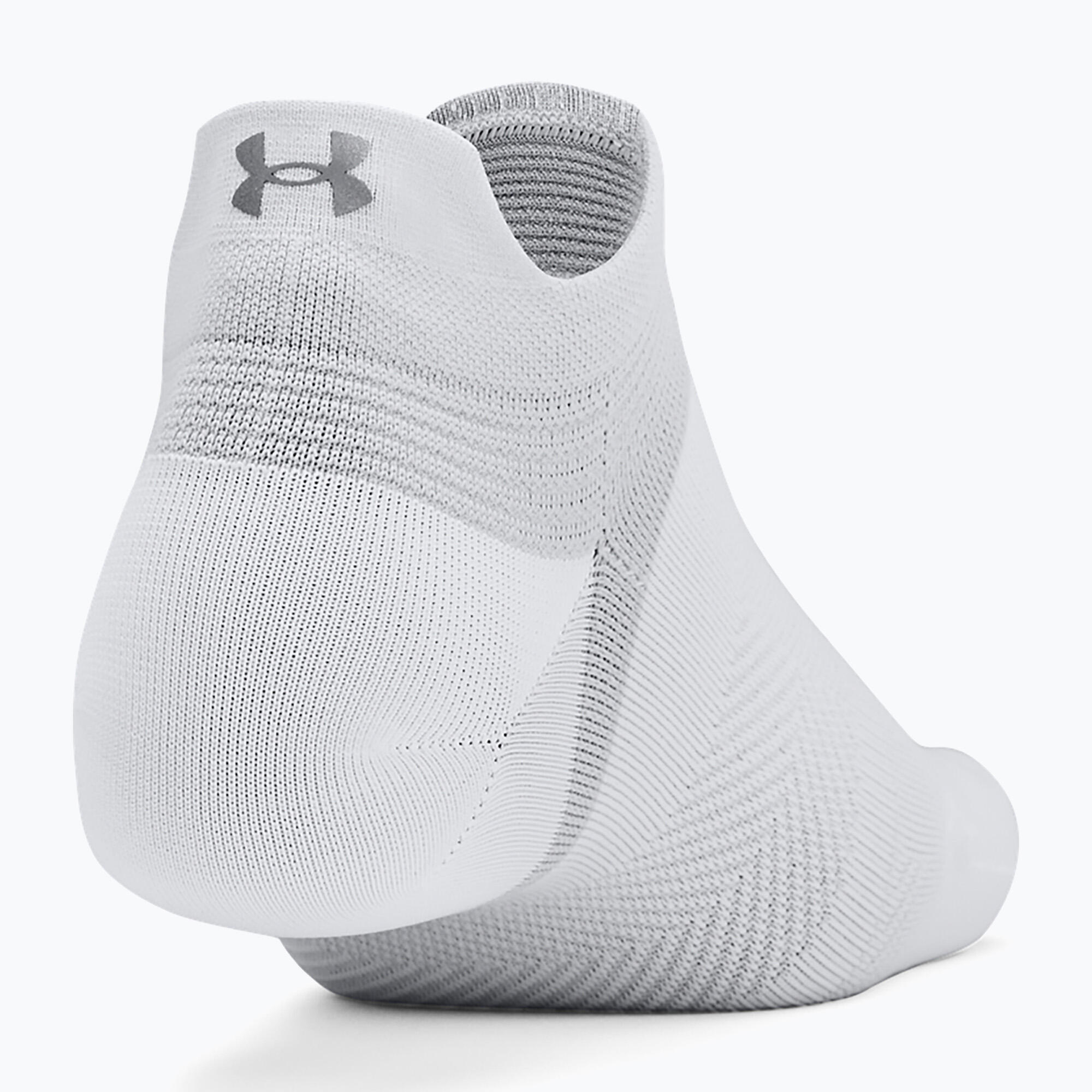 Under Armour Dry Run Lite No Show heren hardloopsokken, 3 paar 3/4