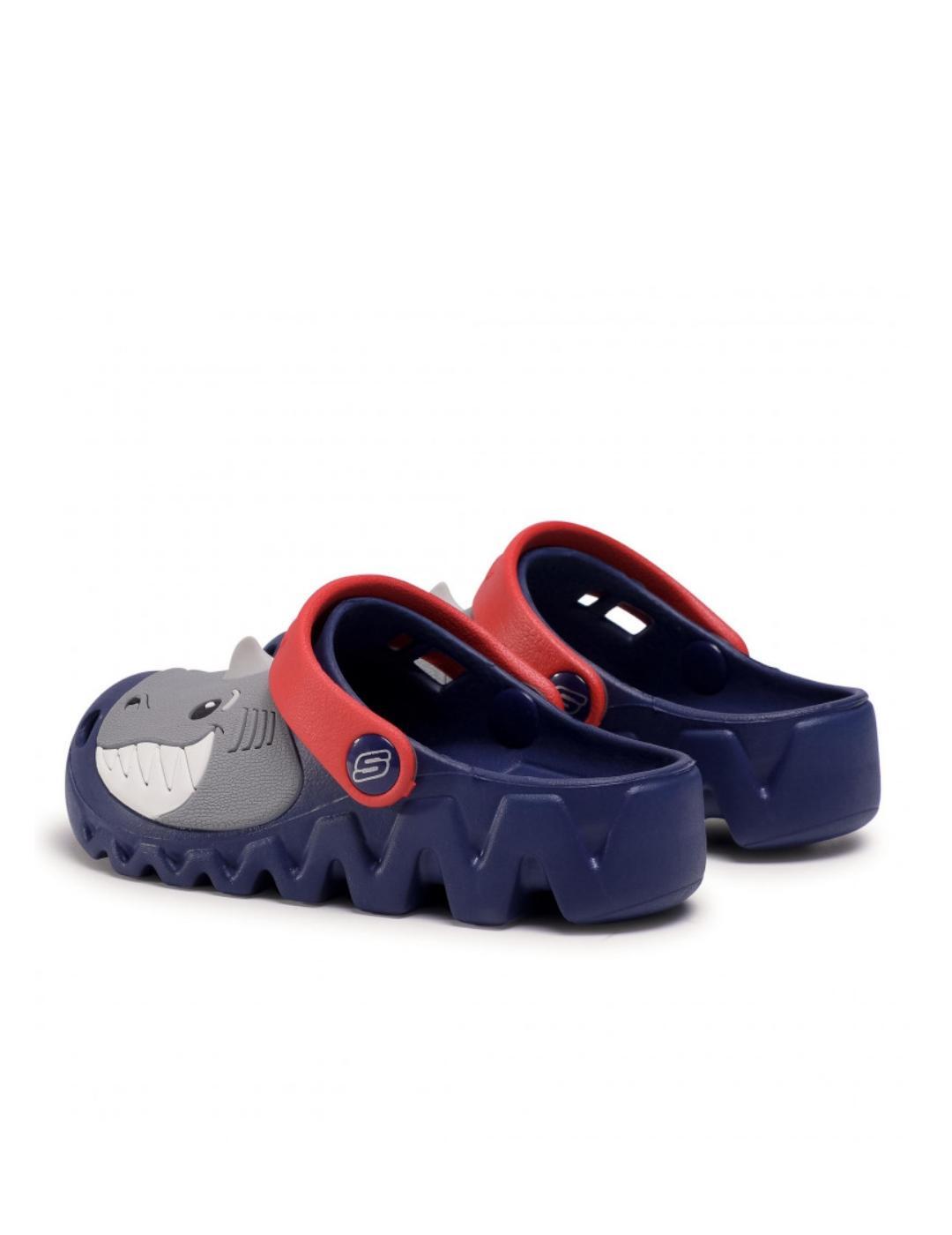 Sandalias Skechers Tiburón  Azul 2/3