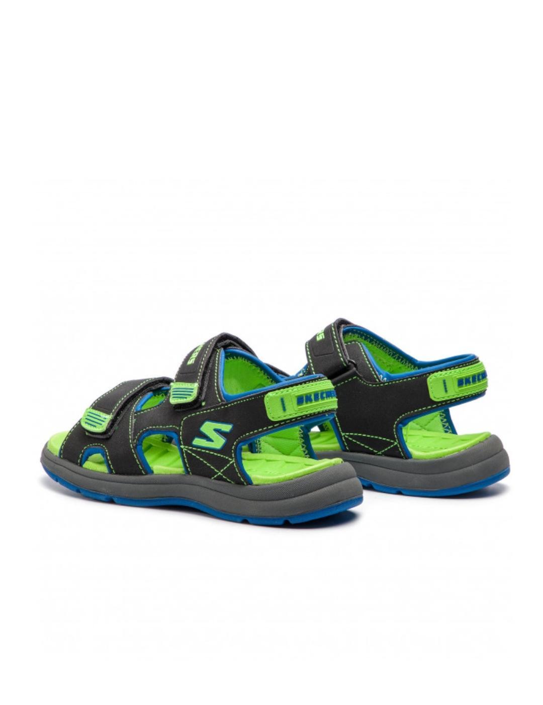 Sandalias para Niño Skechers Sun spurt  Negro 2/3