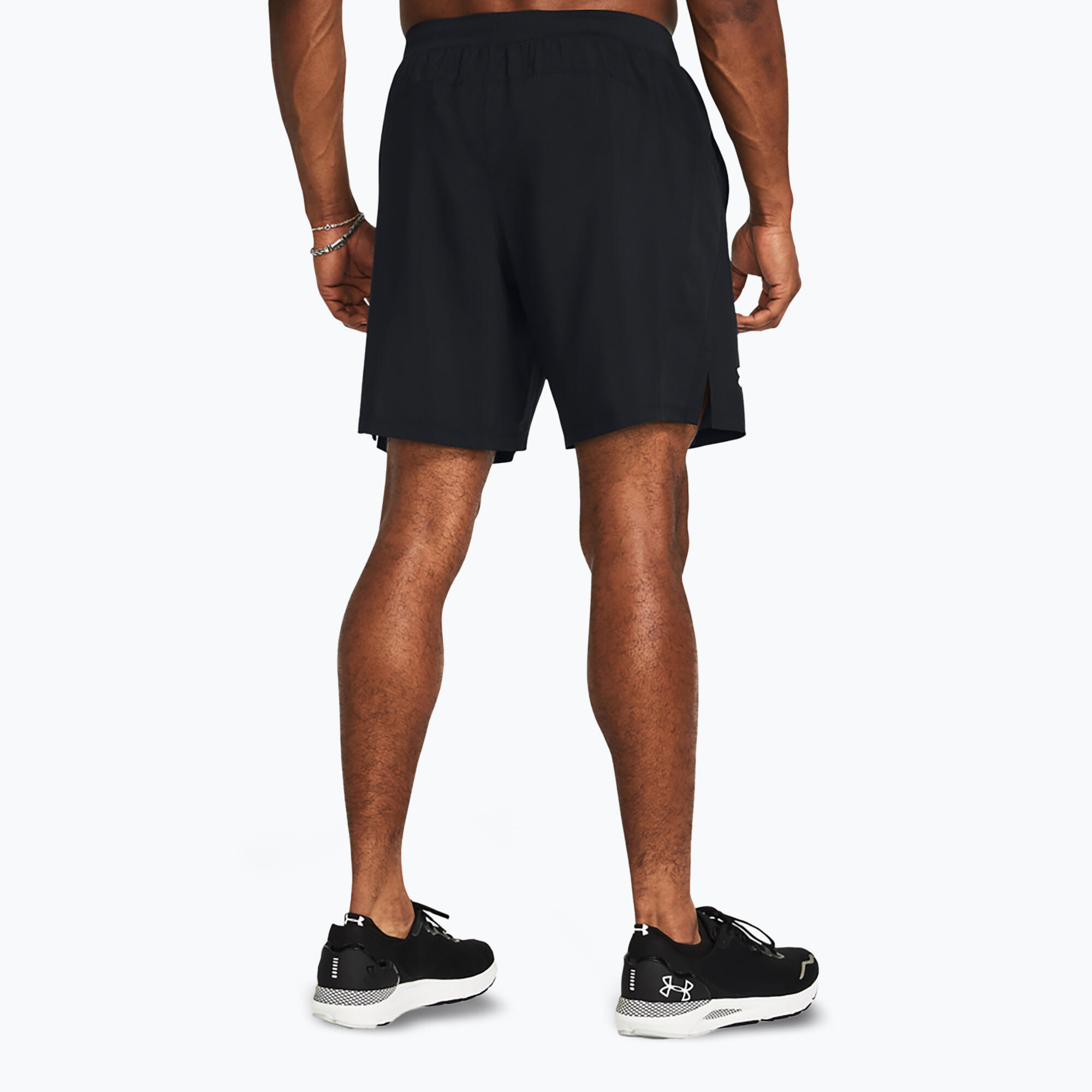 Under Armour UA Launch 7" shorts,Black/Reflective Black 2XL 3/6