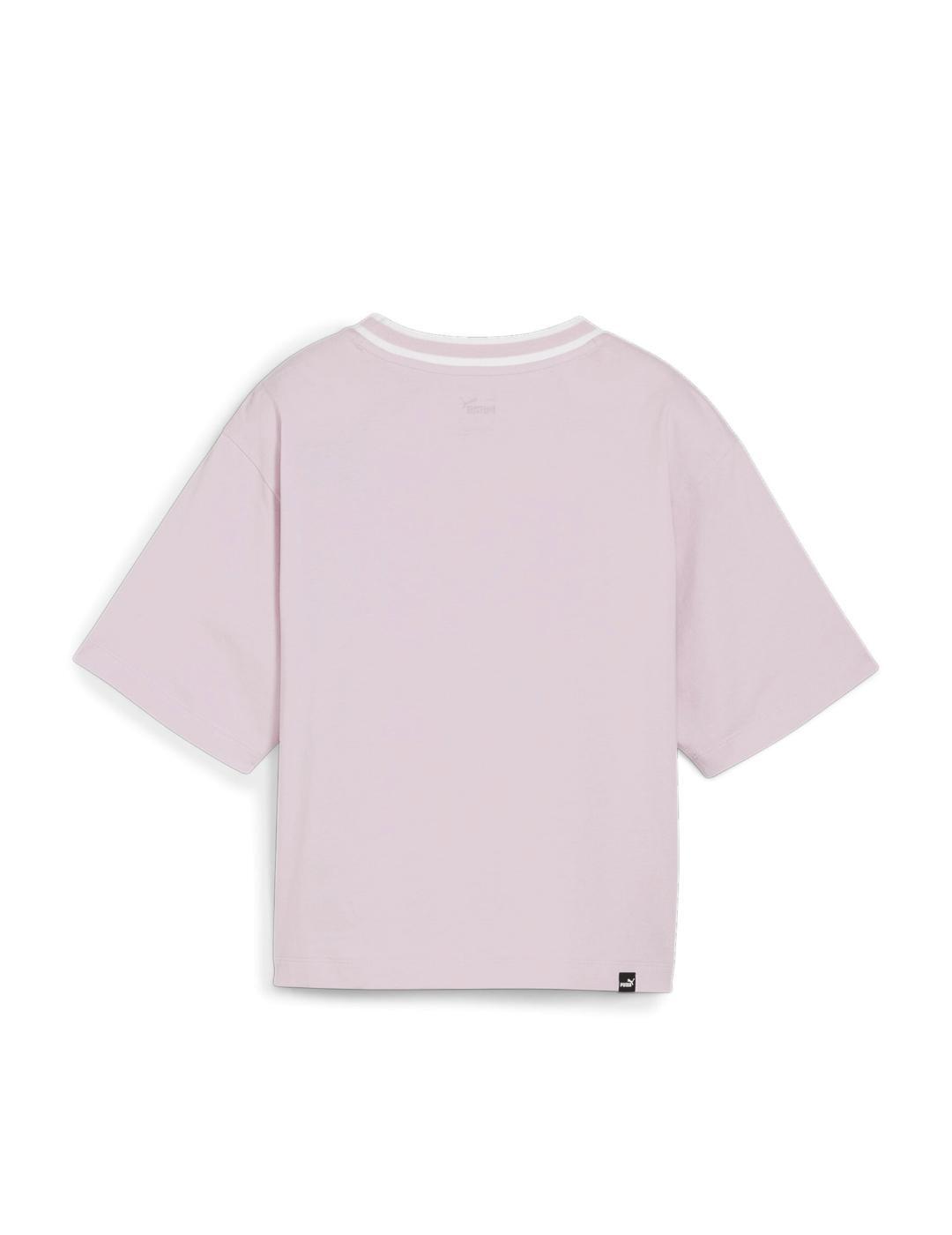 Magliette da polo da vela per donna Puma Squad graphic viola. 2/2