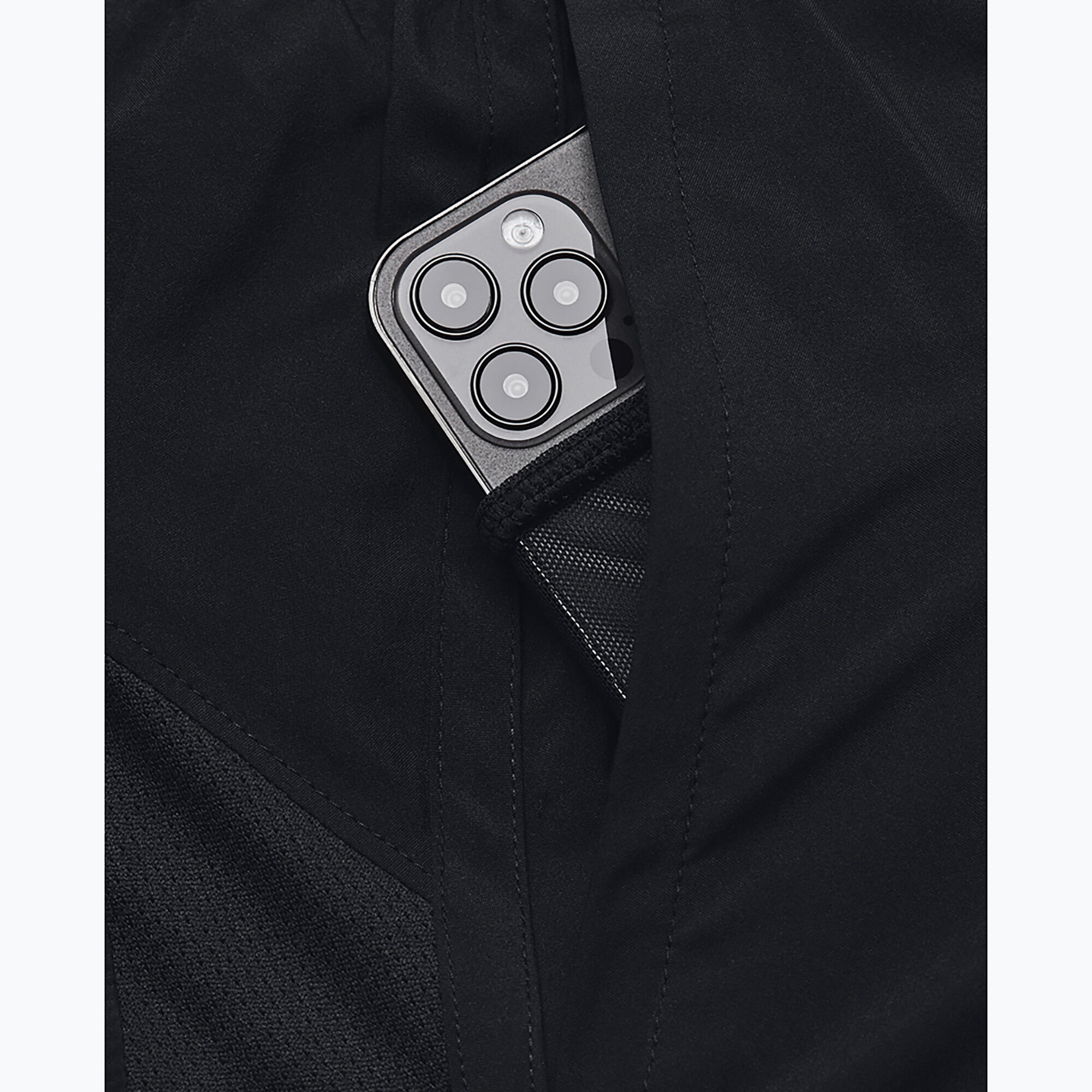 Under Armour UA Launch 7" shorts,Black/Reflective Black 2XL 5/6