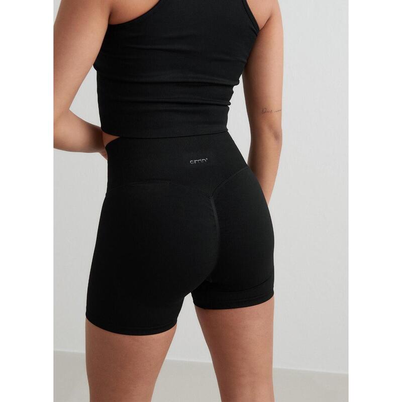 Black Shape Seamless Hotpants